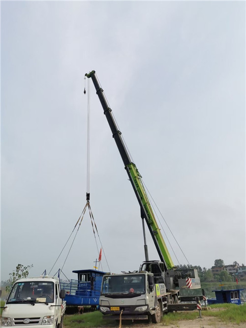 仓山区桥梁建设吊装案例